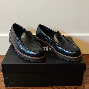 G.H. Bass Larson Wingtip Lug (Rare - No longer made) | Black | Men’s 9.5
